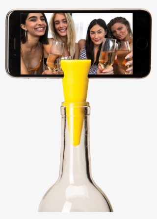 Selfie Cork Selfie Cork Bottle Horizontal Front Closeup2 - Iphone