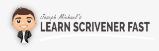 [logo] White Stripe Learn Scrivener Fast - Michael