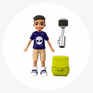 Polly Pocket™ Selfie Stick Nicolas Product Image - Polly Pocket Boy Doll