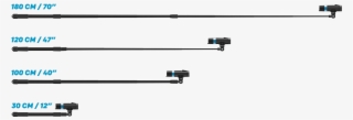 Extends Like A Waterproof Selfie Stick - Storage Cable
