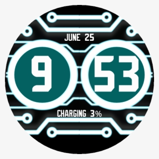 Tron 360 Watch Face Preview