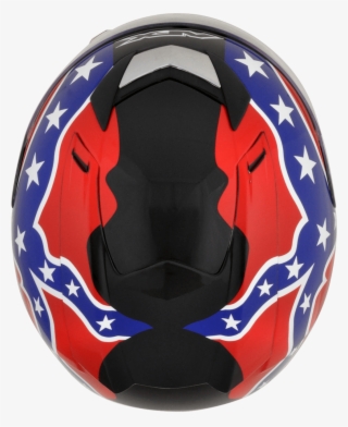 Rebel Flag Motorcycle Helmet - Motorcycle Helmet