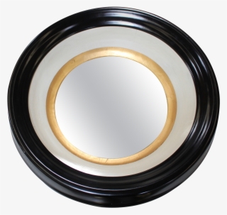 Custom Round Black And Gold Mirror Modern Style Mirrors - Circle