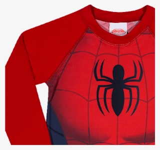 Camiseta Manga Longa Com Proteção Uv Homem Aranha Vermelho - Sweater