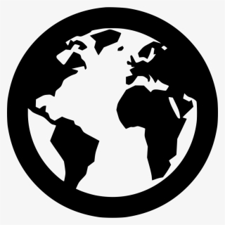 Png File Svg - High Quality World Map Black And White