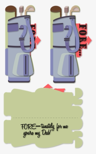 Father's Day Golf Bag Slider Tab Assembly Tutorial - Art