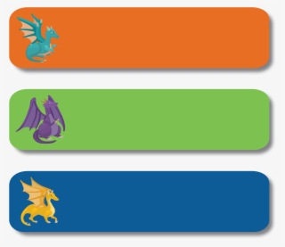 Sticker Labels - Dragons Den - Graphic Design