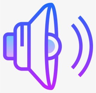 The Main Part Of The Logo Is Made Of Two Connected - Volume Icon
