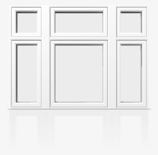 Frame And Mullion Only An Example Of A Standard Hollow-chamber - Window