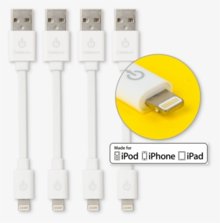 White Mfi Cablelinx Lightning To Usb-a Charge And Sync - Usb Cable