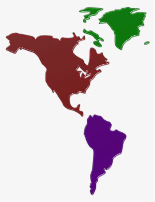 Map, America, Usa, North, Geography, Continent, Canada - World Map Transparent Free