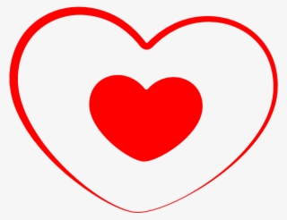 Outline Heart Png Transparent - Heart