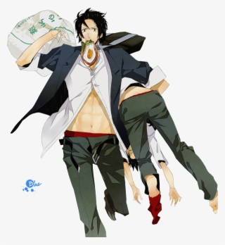 Render One Piece - Ace And Luffy