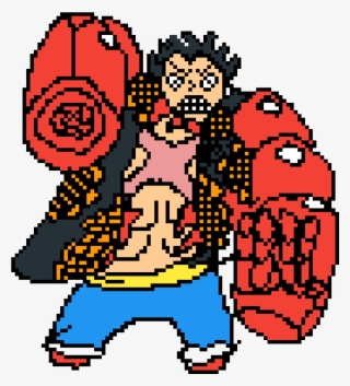 Monkey D Luffy Gear 4th - Cartoon