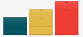 Modern Colored Metal Filing Cabinets And Storage Solutions - Lateral File Cabinets In Color