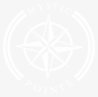 Mystic Logo Best Whi - Logo Kompas Hitam Putih