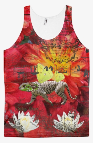 American Apparel White Flat Front Mockup Tanktop - Active Tank