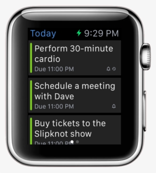 You Can Open Any Task, See Its Details And Mark It - Gym Routine Apple Watch