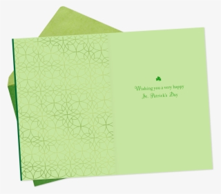 Green Shamrock Poem St - Paper