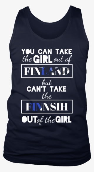 Finnish American Girl, Finland Funny Men's Tank - Mens Tank Top