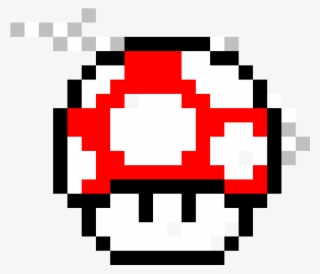 Super Mario World Mushroom Power - Toad Mario Pixel Art