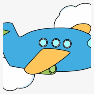 Airplane Clipart Cute Airplane Airplane Flying Through - Clip Art