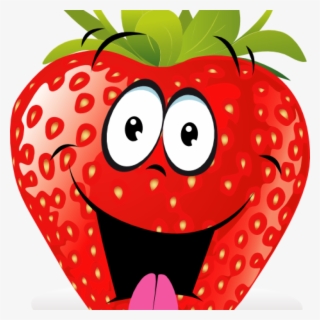 Strawberry Clipart Strawberry Fruit Cartoon Cartoon - Animadas Imagenes De Frutas