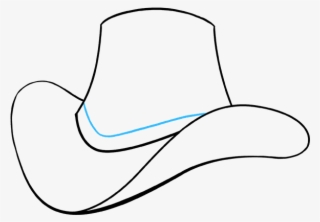 680 X 678 4 - Cowboy Hat Drawing