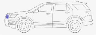 Car Outline-ds - Sport Utility Vehicle