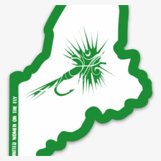 Uwotf Maine State Sticker