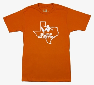 Surf Austin Texas Shirt Orange - Surf Texas T Shirts