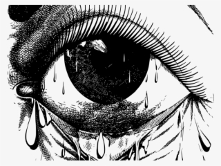 Tears Clipart Eye Drawing - Crying Eye Drawing City