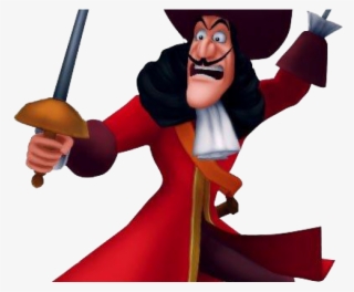 Lovely Text Clipart Captain Hook - Hook Peter Pan Png