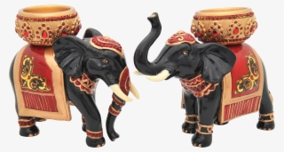16422 Precious Elephant Pair - Indian Elephant