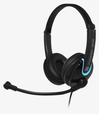 Adjustable On-ear Headset With Blue Led Light On Sides - Voice Input Devices