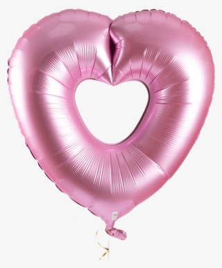 Pink Open Heart Super Shape - Balloon