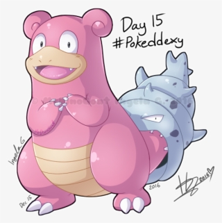 Day 15 Slowbro - Cartoon