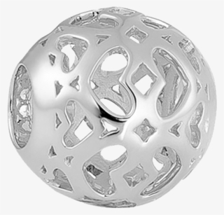 Ti Amo Open Heart Charm,buy Charms Online In India,silver - Circle