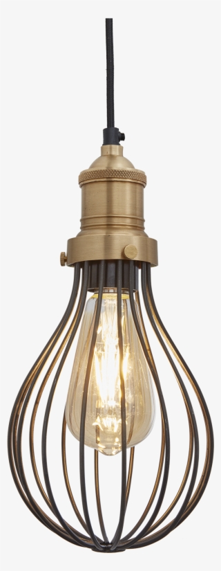 Brooklyn Balloon Pendant Light - Copper Cage Pendant Lights