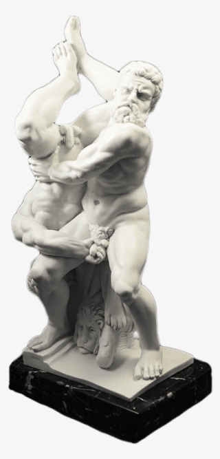Hercules And Diomedes Statue Made In Italy 40 Cm - Statue