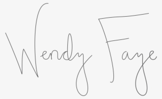 Small Open Heart Hoop - Calligraphy