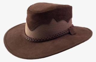 Western Leather Mesh Hat - Cowboy Hat