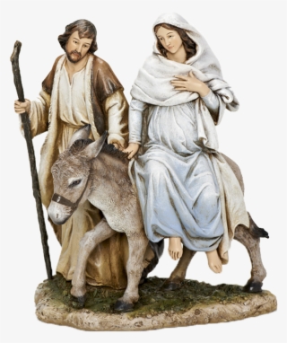 Roman Mary And Joseph - Mary Riding Donkey To Bethlehem