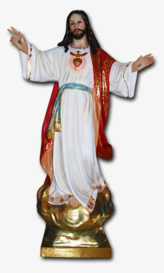 Sacred Heart Of Jesus - Jesus Christ Statue Png