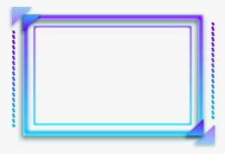 Tech Wind Border Gradient Rectangle Png And Psd - Display Device