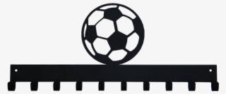 Soccer Ball Black 10 Hook Medal Display Hanger For - Soccer Ball