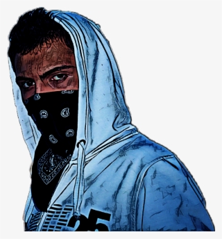 Mask Cool Gangster Sticker By William English - Visual Arts