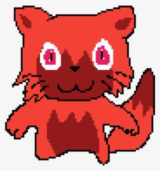 Fire Kitten - Cartoon