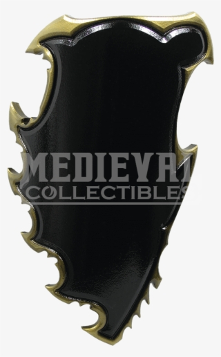 Black And Gold Chaos Larp Battle Shield - Shield