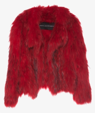 Red Raccoon Fur Coat - Fur Clothing